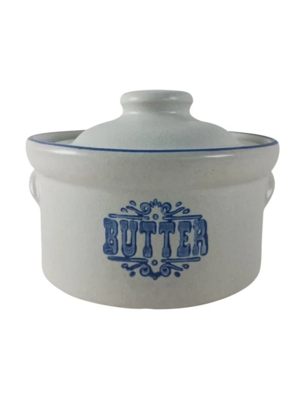 Pfaltzgraff Yorktowne Butter Tub Crock Vintage Antique Collectible Kitchen Decor
